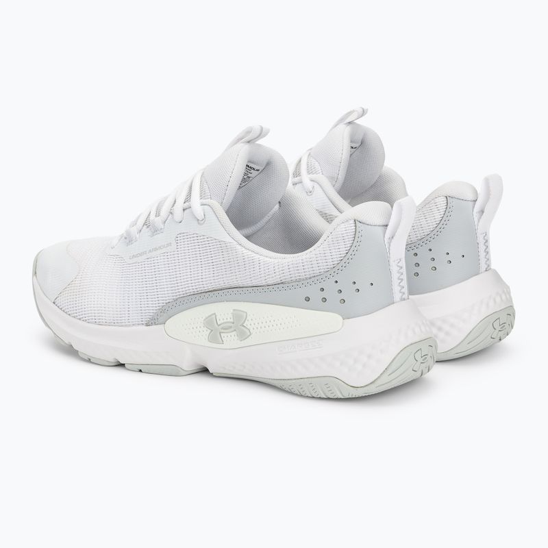 Buty treningowe męskie Under Armour Dynamic Select white/white/halo gray 3