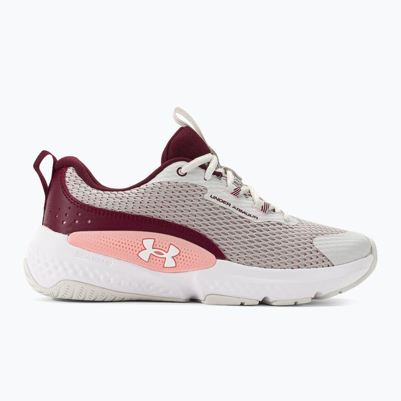 Buty treningowe damskie Under Armour W W Dynamic Select white clay/deep red/white 2