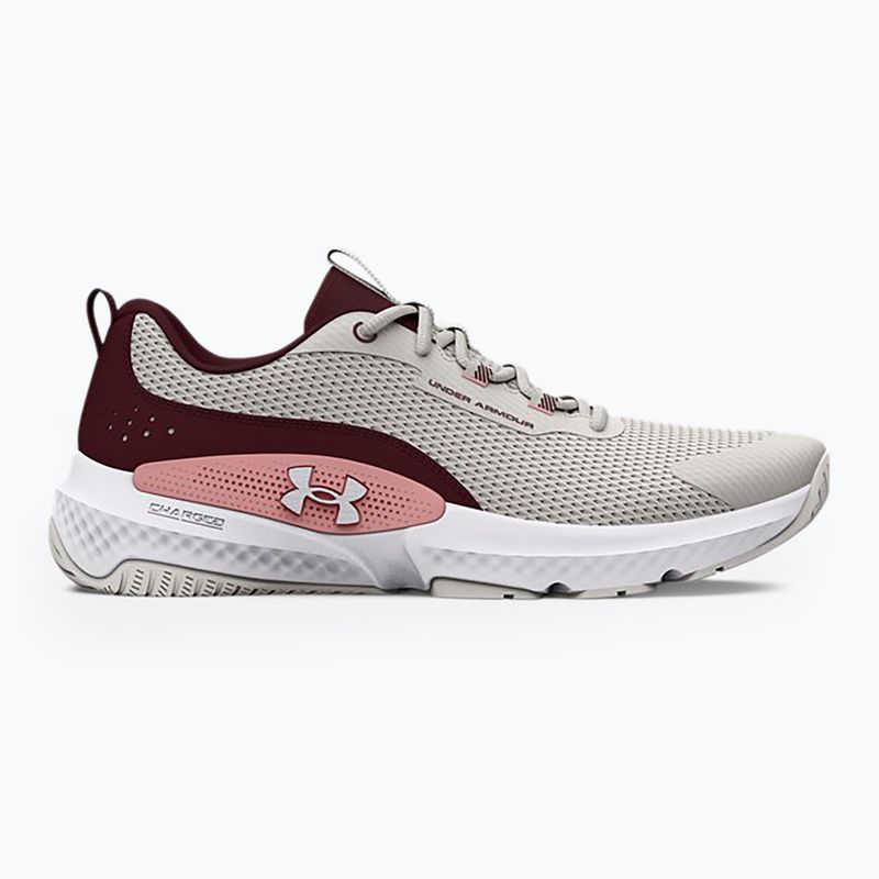 Buty treningowe damskie Under Armour W W Dynamic Select white clay/deep red/white 7