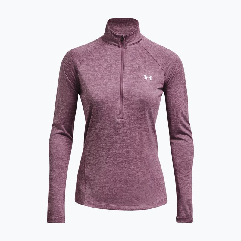 Bluza damska Under Armour Tech 1/2 Zip - Twist misty purple/fresh orchid/metallic silver 4