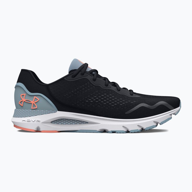 Buty do biegania damskie Under Armour Hovr Sonic 6 black/blue granite/bubble peach 11