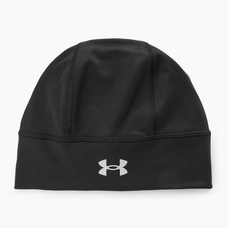 Czapka do biegania męska Under Armour Men'S Storm Launch Beanie black/black/reflective 2