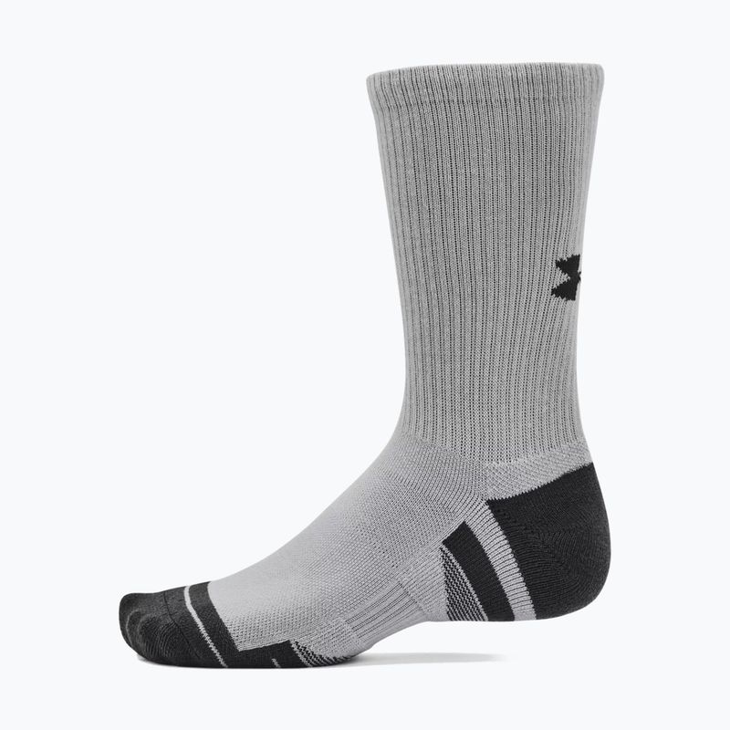 Skarpety Under Armour Performance Tech Crew 3 pary mod gray/white/jet gray 12