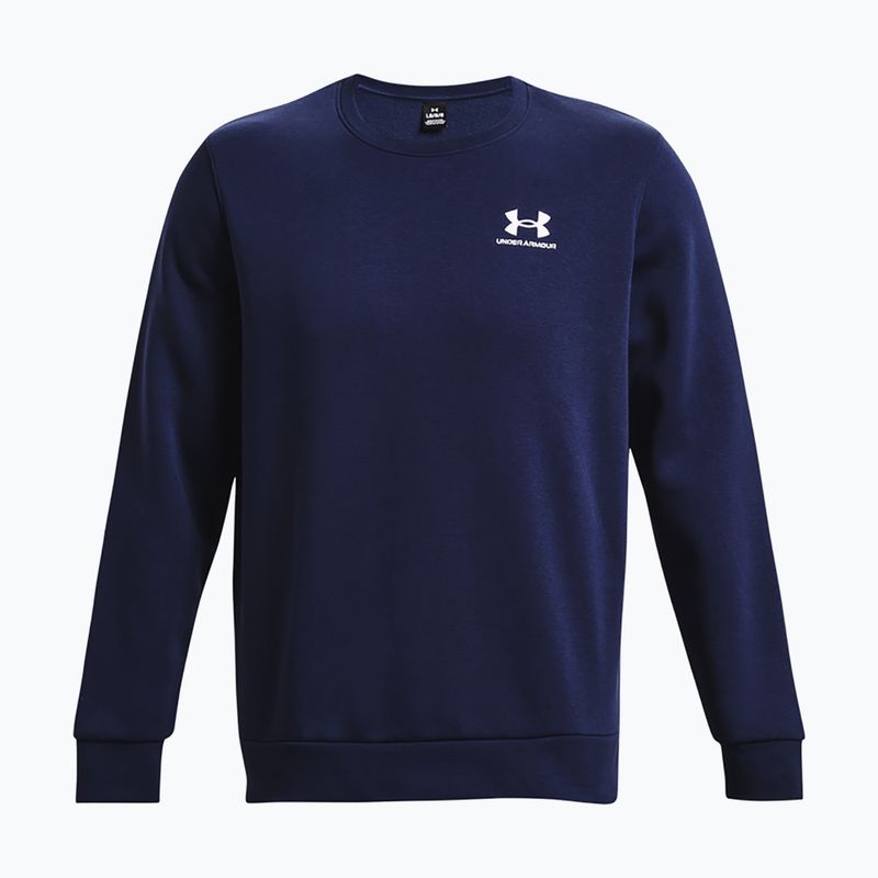 Bluza męska Under Armour Essential Fleece Crew midnight navy/white