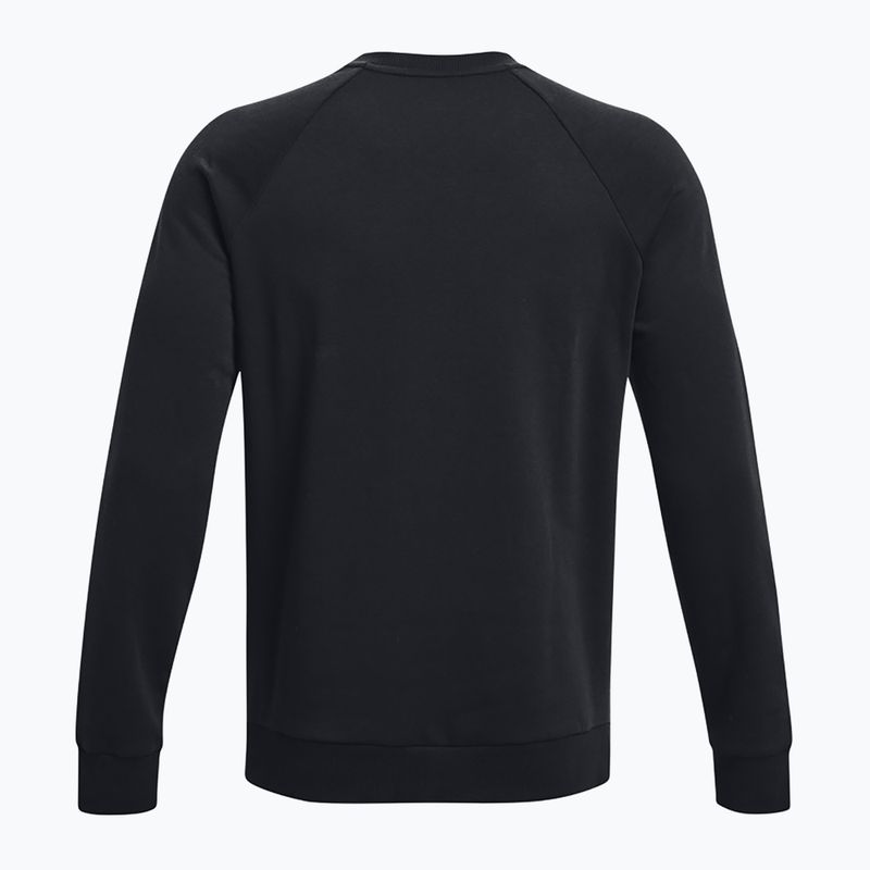 Bluza męska Under Armour Rival Fleece Crew black/white 6