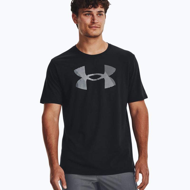 Koszulka męska Under Armour Big Logo Fill black/pitch gray/halo gray