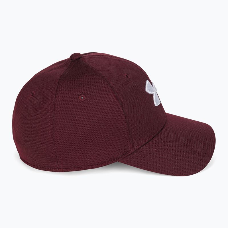 Czapka z daszkiem męska Under Armour Blitzing dark maroon/white 2