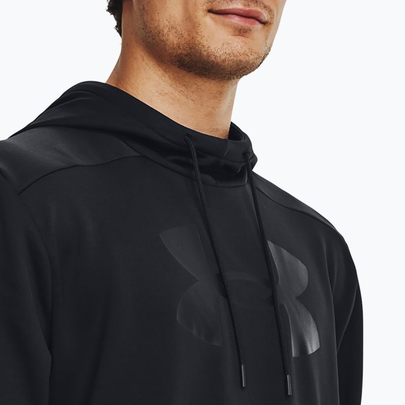 Bluza męska Under Armour Fleece Big Logo HD black/black 3