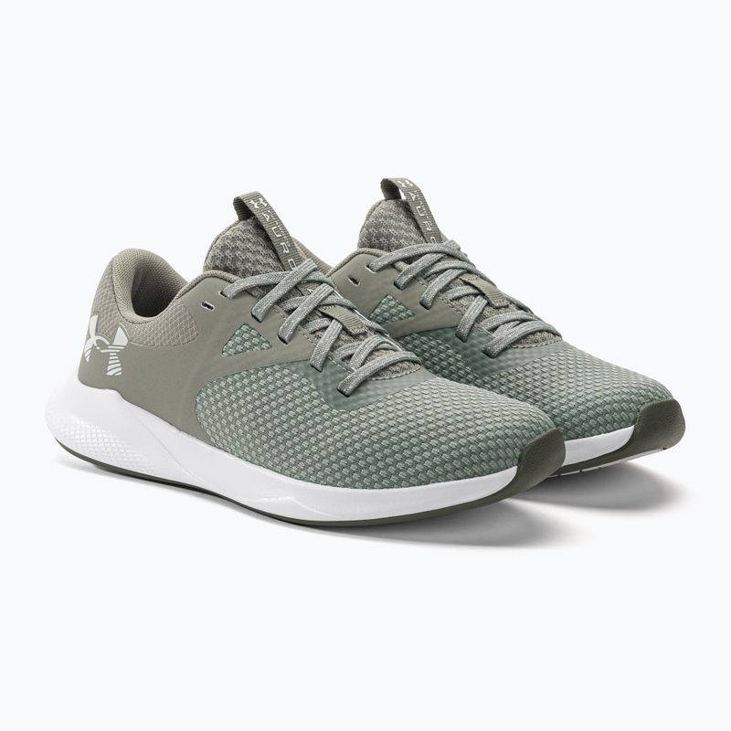 Buty treningowe damskie Under Armour W Charged Aurora 2 grove green/grove green/metallic cristal gold 4