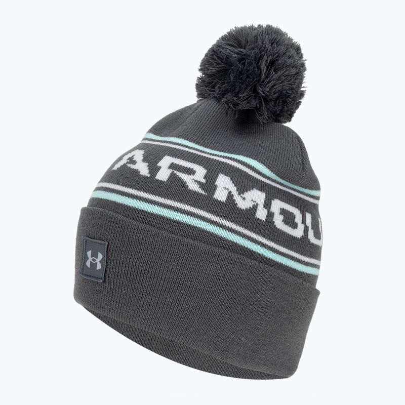 Czapka zimowa męska Under Armour Halftime Pom Beanie pitch gray/halo gray 3