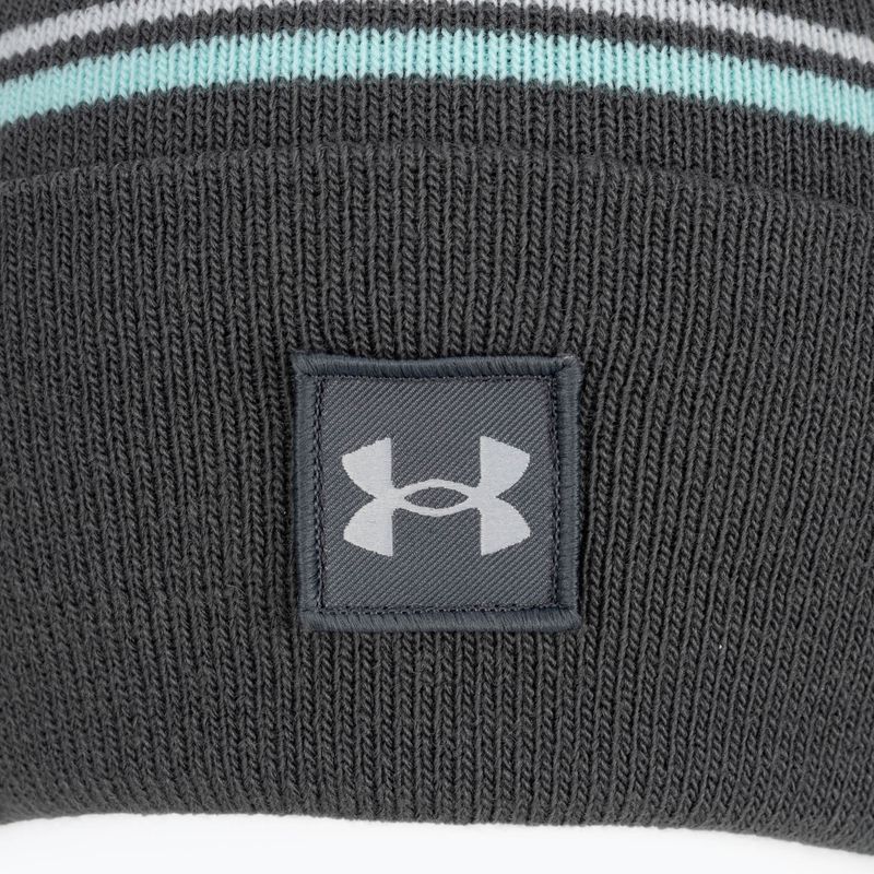 Czapka zimowa męska Under Armour Halftime Pom Beanie pitch gray/halo gray 4