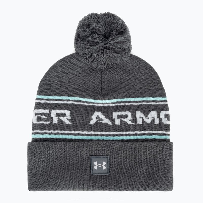 Czapka zimowa męska Under Armour Halftime Pom Beanie pitch gray/halo gray 5