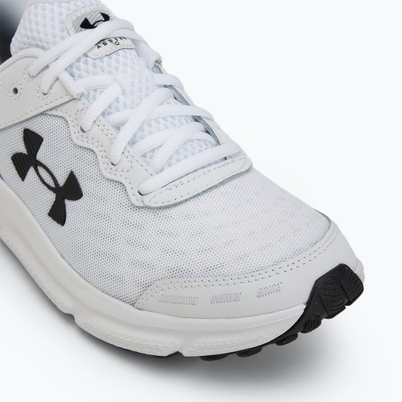 Buty do biegania męskie Under Armour Charged Assert 10 white/black/black 7