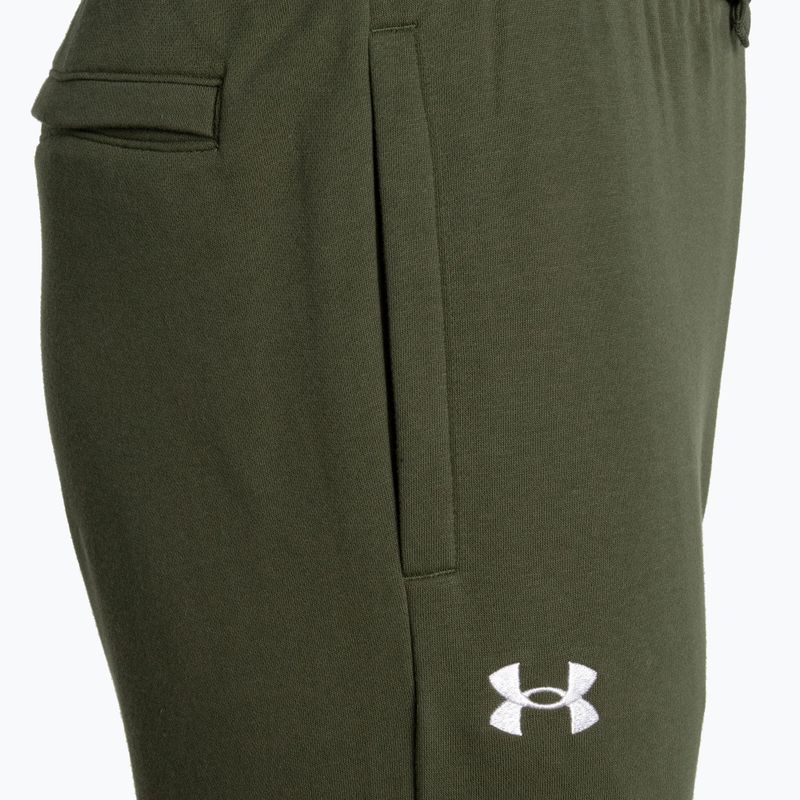 Spodnie męskie Under Armour Rival Fleece Joggers marine od green/white 6