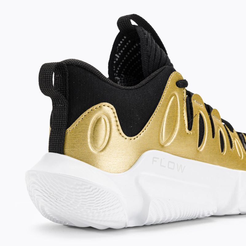 Buty do koszykówki damskie Under Armour W Flow Breakthru 4 black/metallic gold/white 9