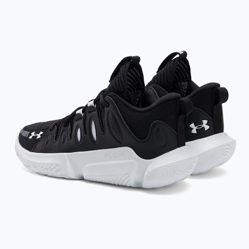 Buty do koszykówki damskie Under Armour W Flow Breakthru 4 black/black/white 3