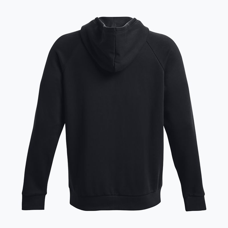 Bluza męska Under Armour Rival Fleece Logo HD black/white 5