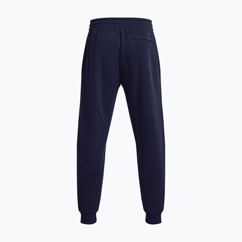 Spodnie męskie Under Armour Rival Fleece Joggers midnight navy/white 6