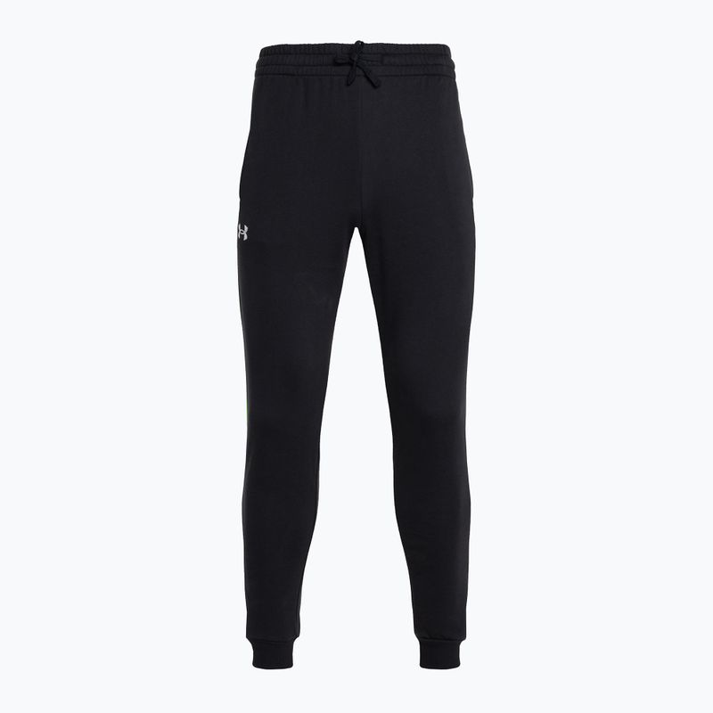 Spodnie męskie Under Armour Rival Fleece Joggers black/white 4