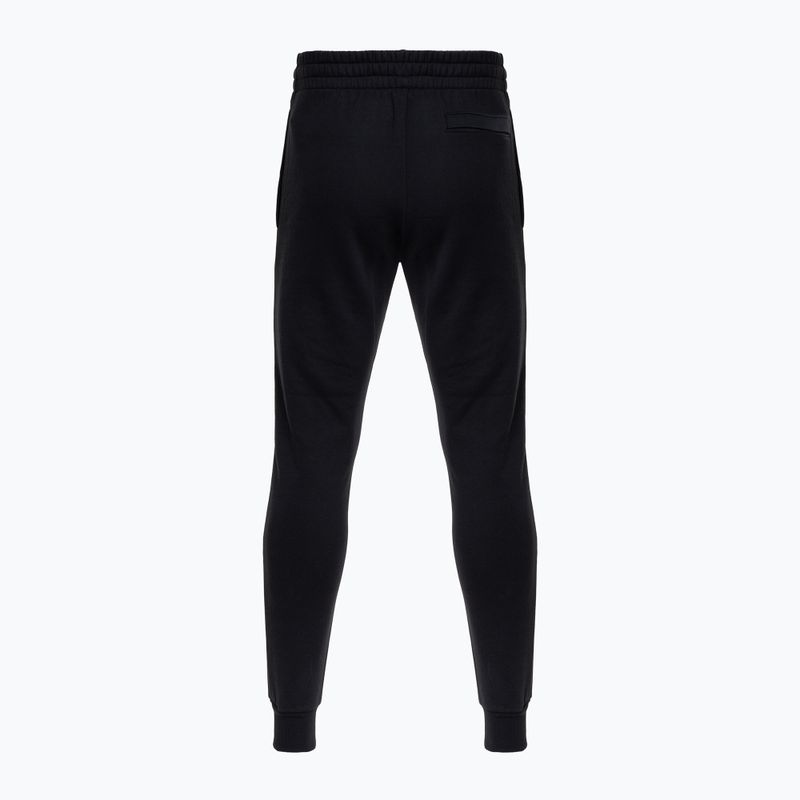 Spodnie męskie Under Armour Rival Fleece Joggers black/white 5