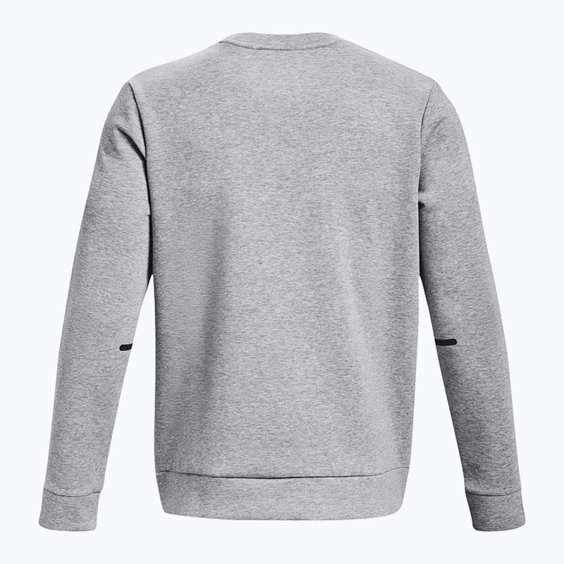Bluza męska Under Armour Unstoppable Fleece Crew mod gray/black 6