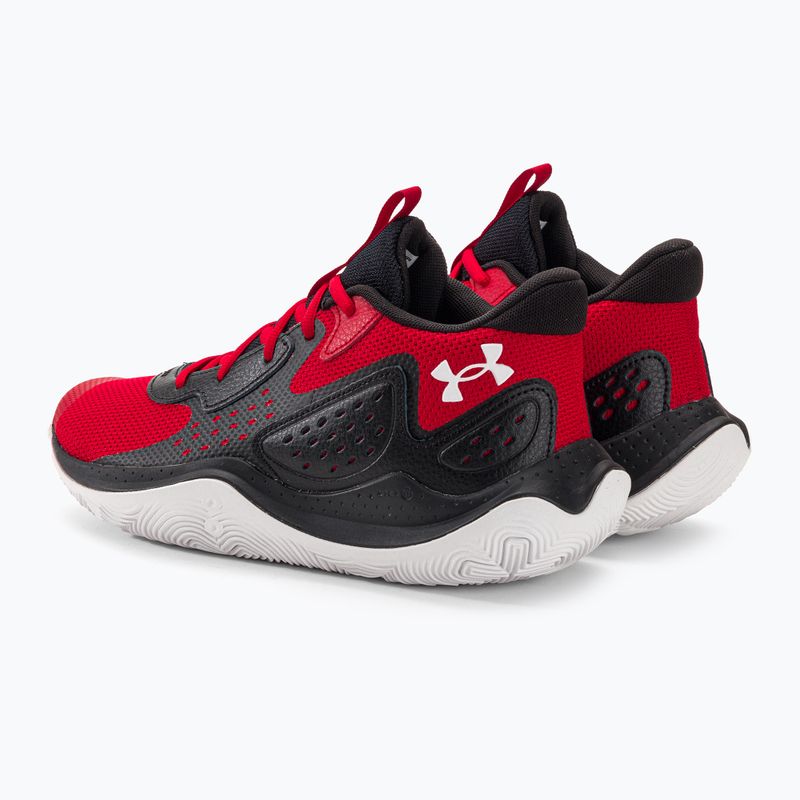 Buty do koszykówki Under Armour Jet' 23 red/black/white 3