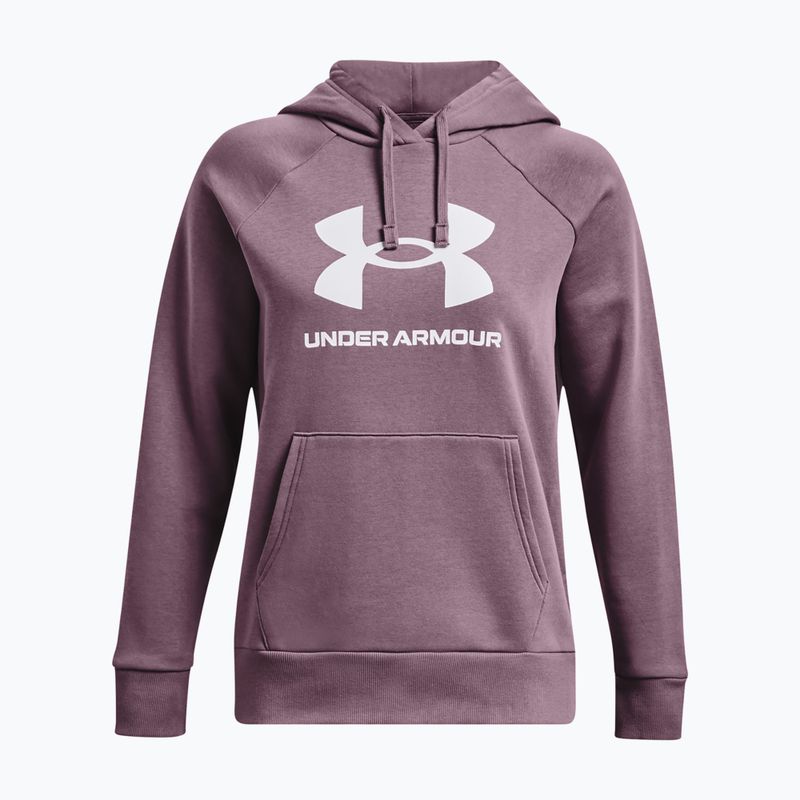 Bluza damska Under Armour Rival Fleece Big Logo Hoody  misty purple/white 5