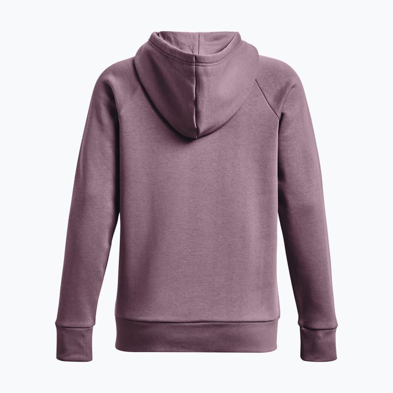 Bluza damska Under Armour Rival Fleece Big Logo Hoody  misty purple/white 6