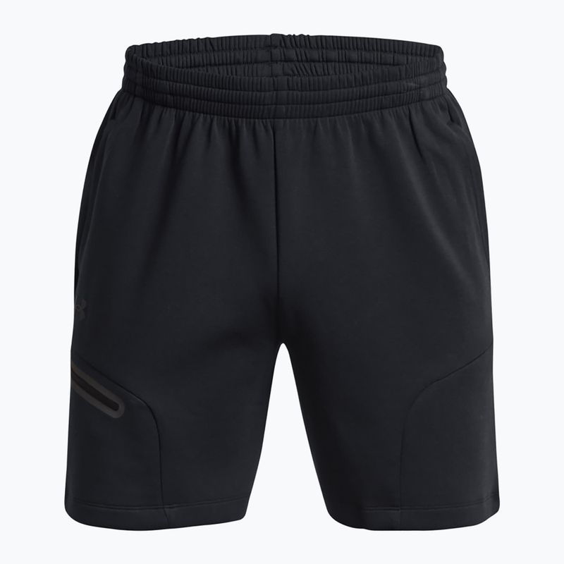 Spodenki treningowe męskie Under Armour Unstoppable Fleece black/black 5