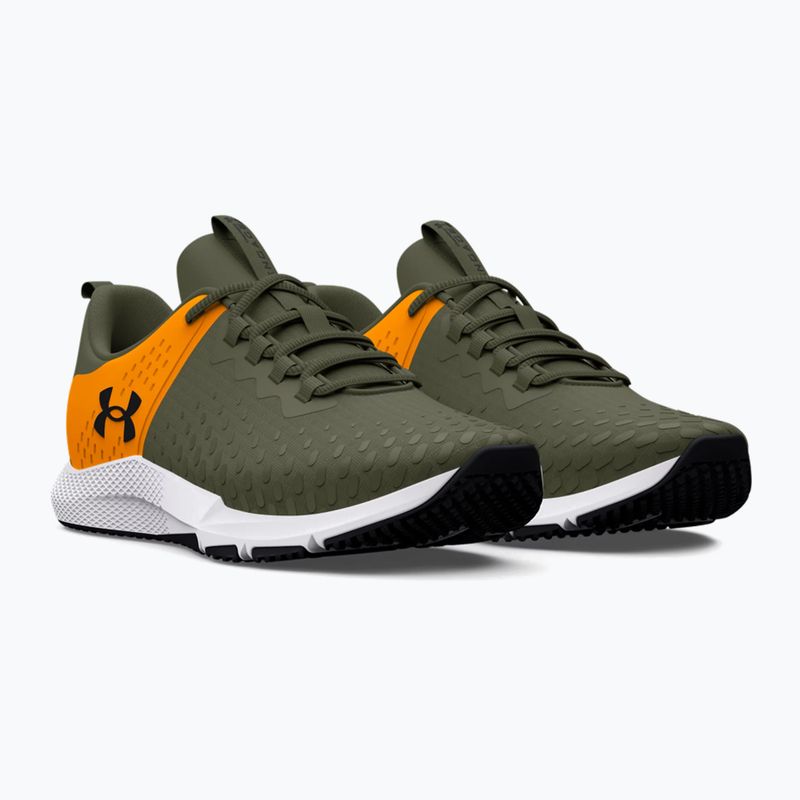 Buty treningowe męskie Under Armour Charged Engage 2 marine od green/formula orange/black 12
