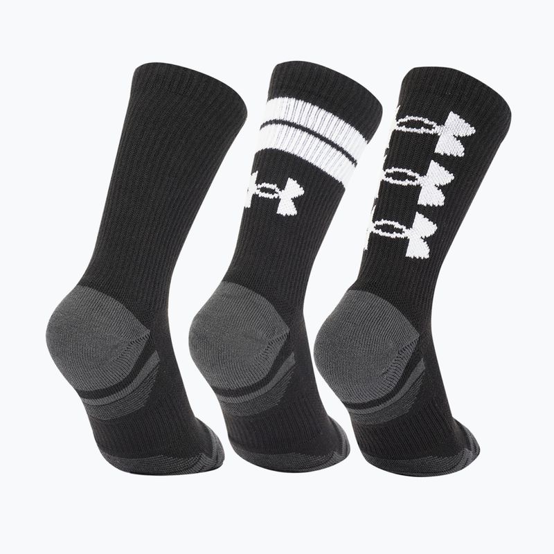 Skarpety treningowe Under Armour Perf Tech Nov Crew 3P black/black/white 2