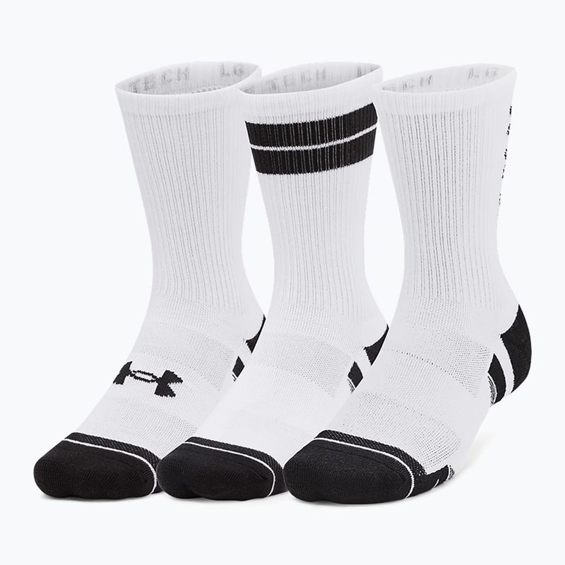 Skarpety Under Armour Perf Tech Nov Crew 3 pary white/white/black