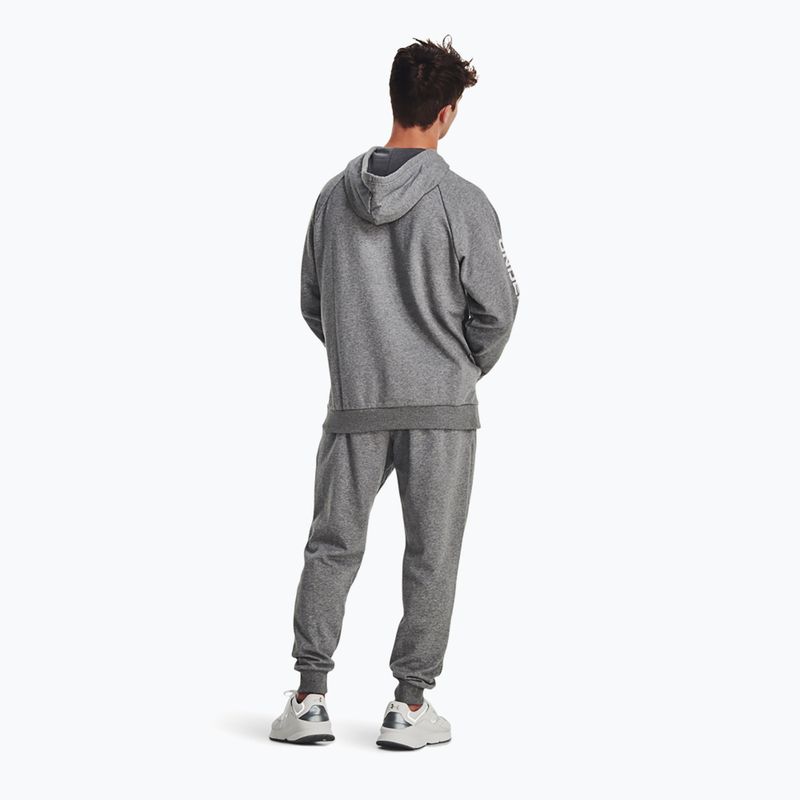 Dres męski Under Armour Rival Fleece Suit castlerock light heather/white 2