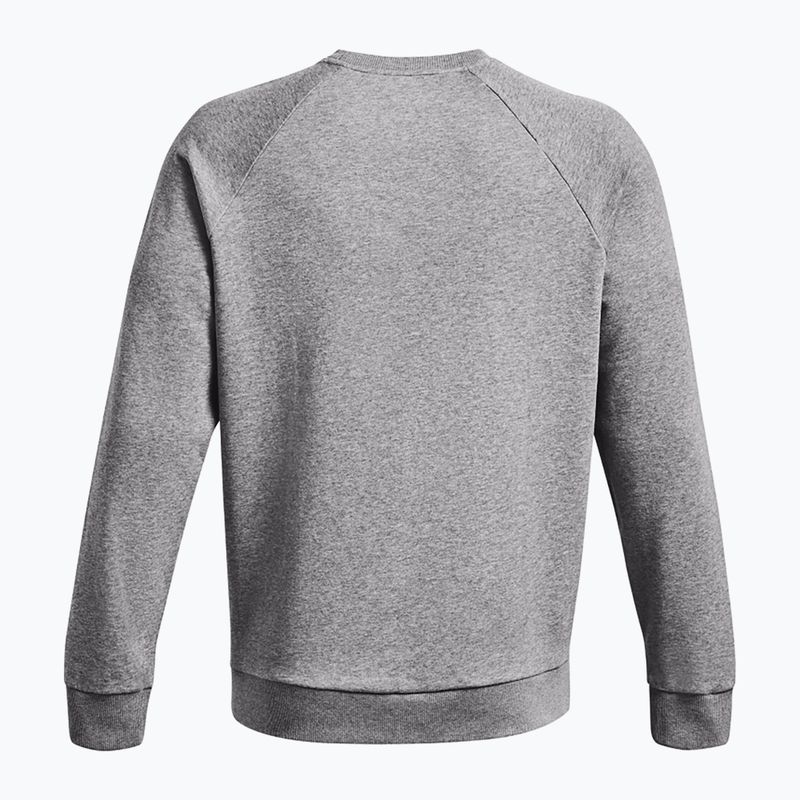 Bluza męska Under Armour Rival Fleece Crew castlerock light heather/white 6