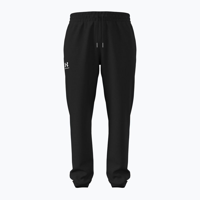 Spodnie męskie Under Armour Icon Fleece Pant black/white 5