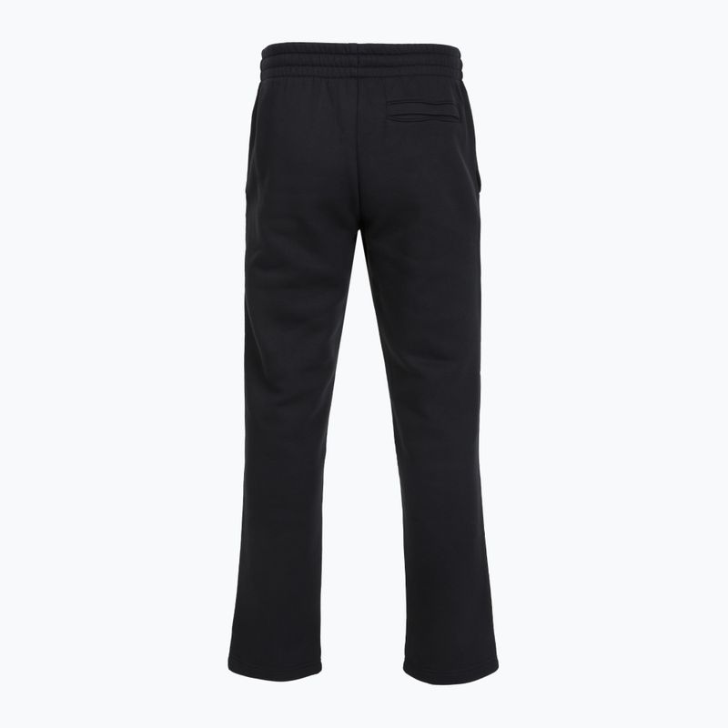Spodnie męskie Under Armour Icon Fleece Pant black/white 2