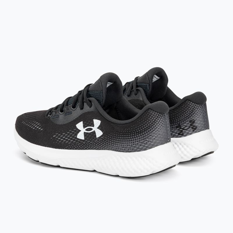 Buty do biegania męskie Under Armour Charged Rogue 4 black/white/white 3