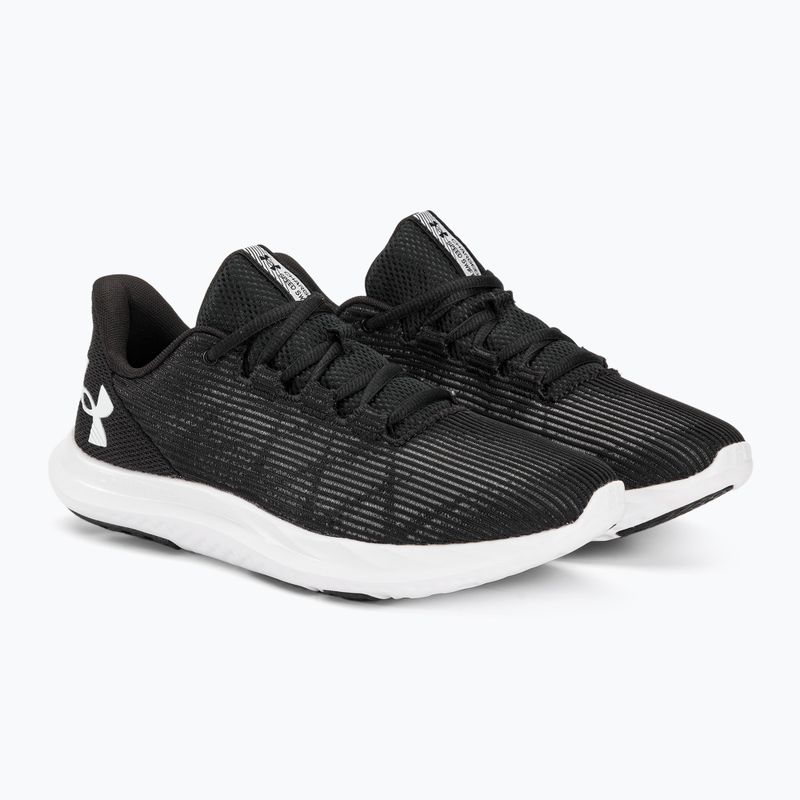 Buty do biegania męskie Under Armour Charged Speed Swift black/white/white 4