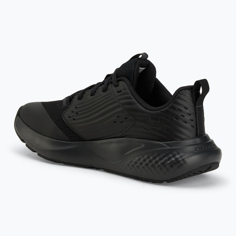 Buty treningowe męskie Under Armour Commit 4 black/ultimate black/castlerock 3