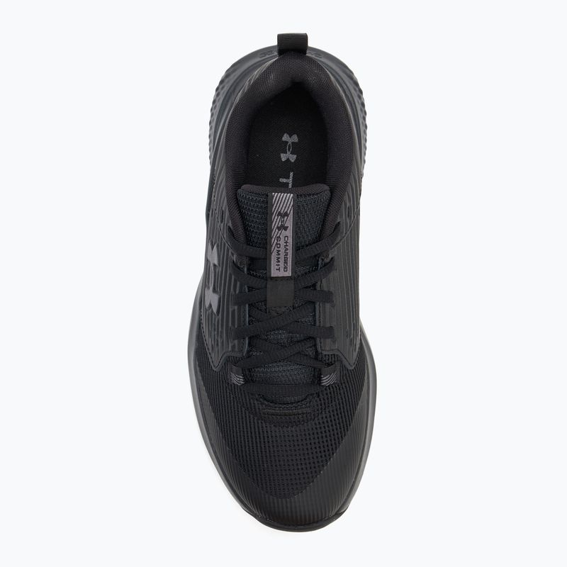 Buty treningowe męskie Under Armour Commit 4 black/black/castlerock 5