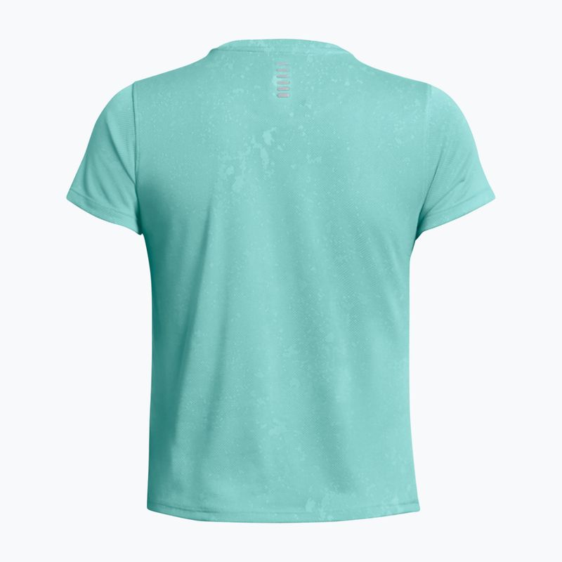 Koszulka do biegania damska Under Armour Streaker Splatter radial turquoise/reflective 4