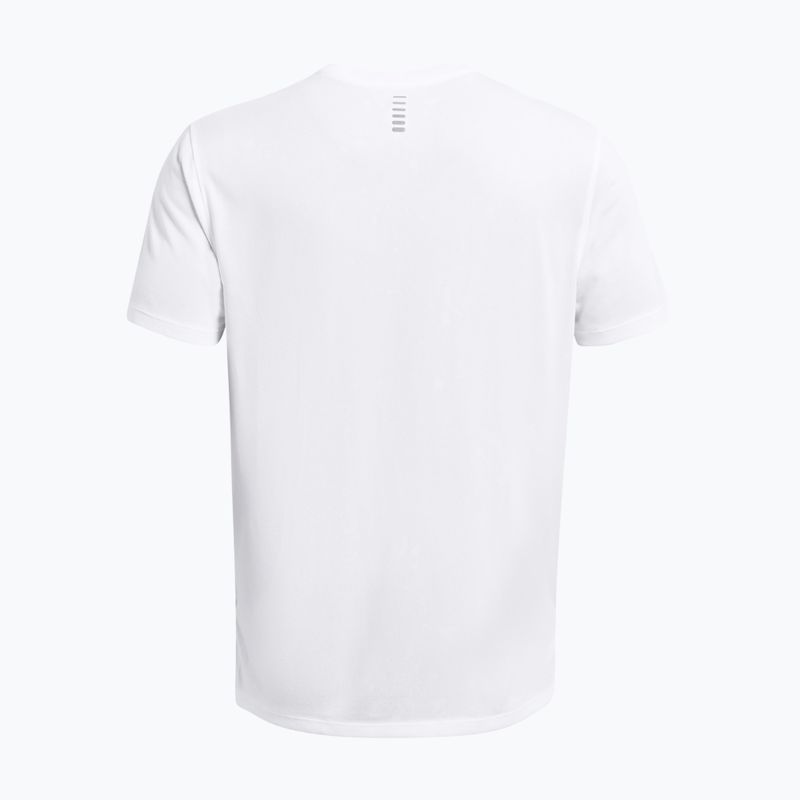 Koszulka do biegania męska Under Armour Streaker Splatter white/white/reflective 5