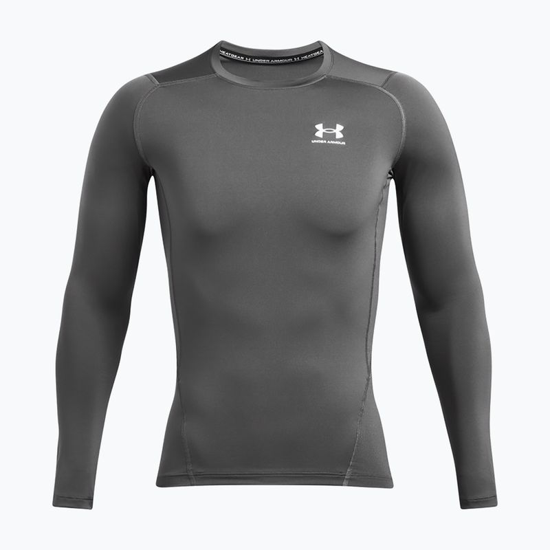 Longsleeve treningowy męski Under Armour Heat Gear Armour Comp castlerock/white 3