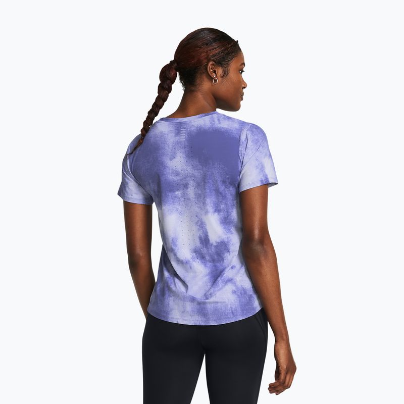 Koszulka do biegania damska Under Armour Laser Wash starlight/reflective 2