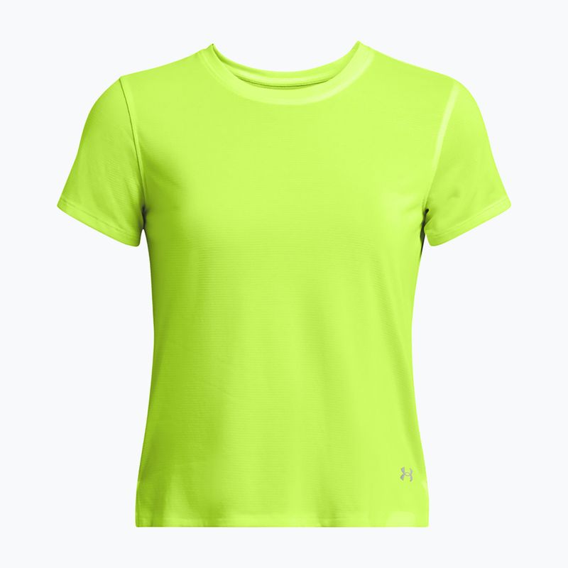 Koszulka do biegania damska Under Armour Launch high vis yellow/reflective 4