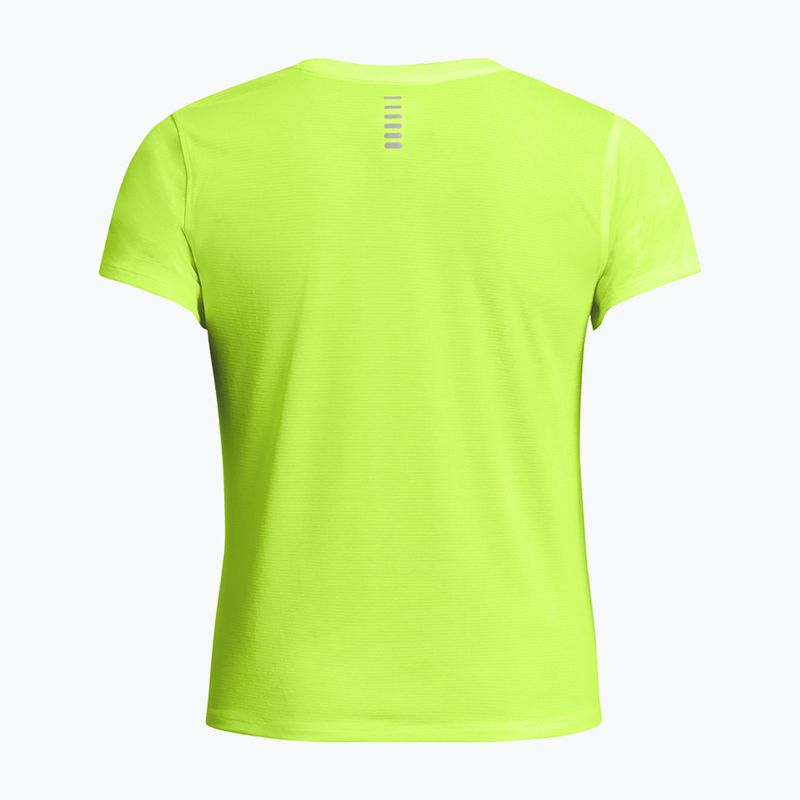 Koszulka do biegania damska Under Armour Launch high vis yellow/reflective 5