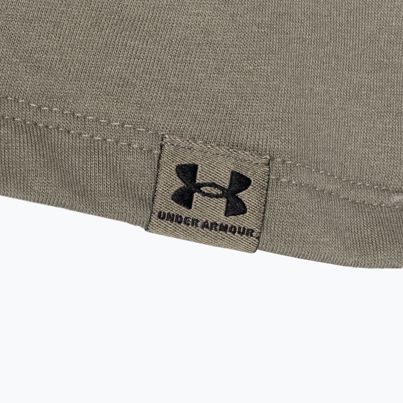 Koszulka treningowa damska Under Armour Campus Boxy Crop taupe dusk/black 6