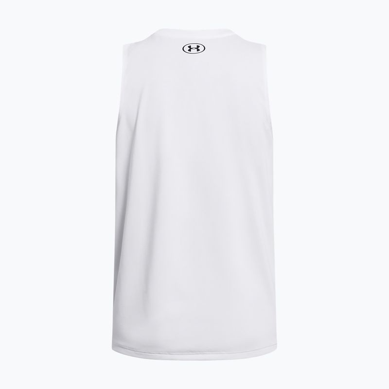Koszulka treningowa damska Under Armour Tech Tank Solid white/black 2