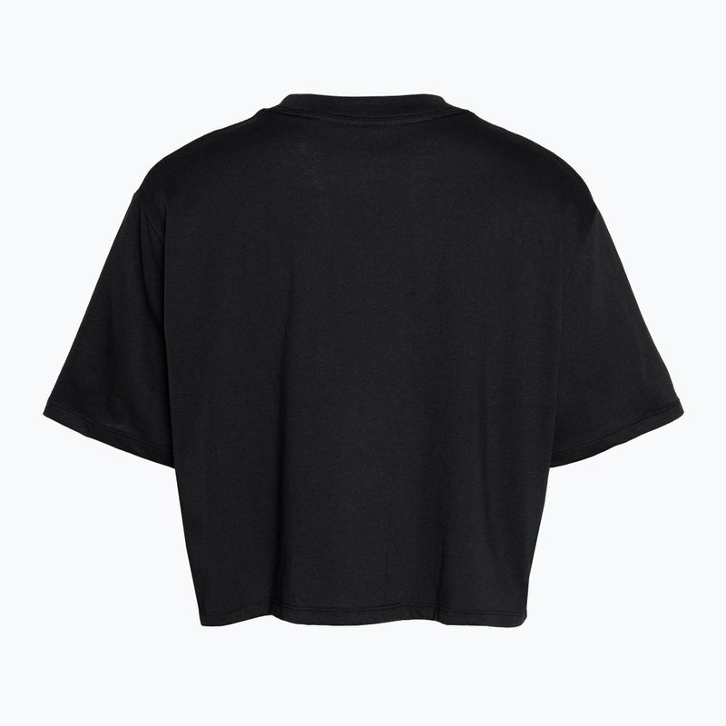 Koszulka treningowa damska Under Armour Campus Boxy Crop black/white 4