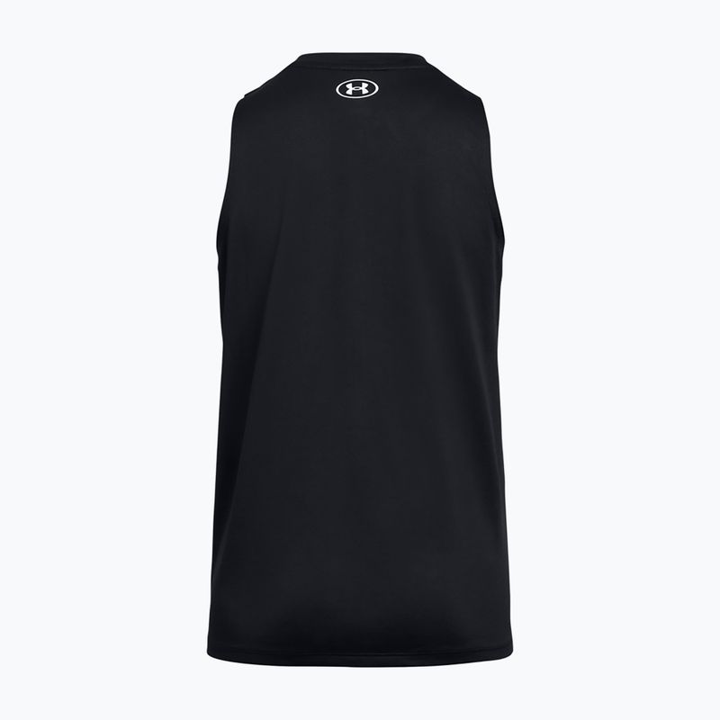 Koszulka treningowa damska Under Armour Tech Tank Solid black/white 2